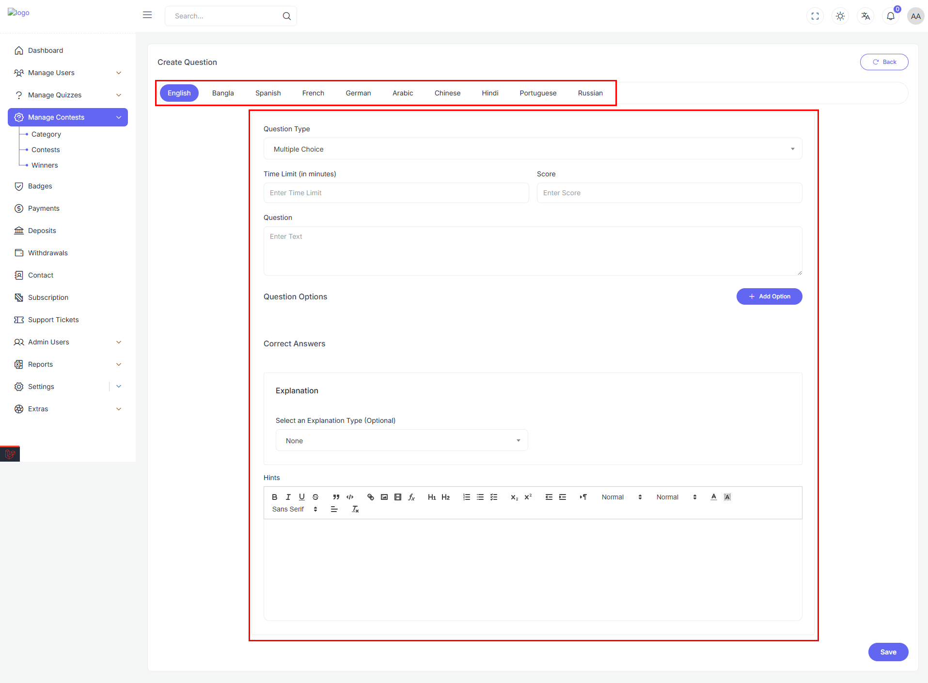 Question With Manually